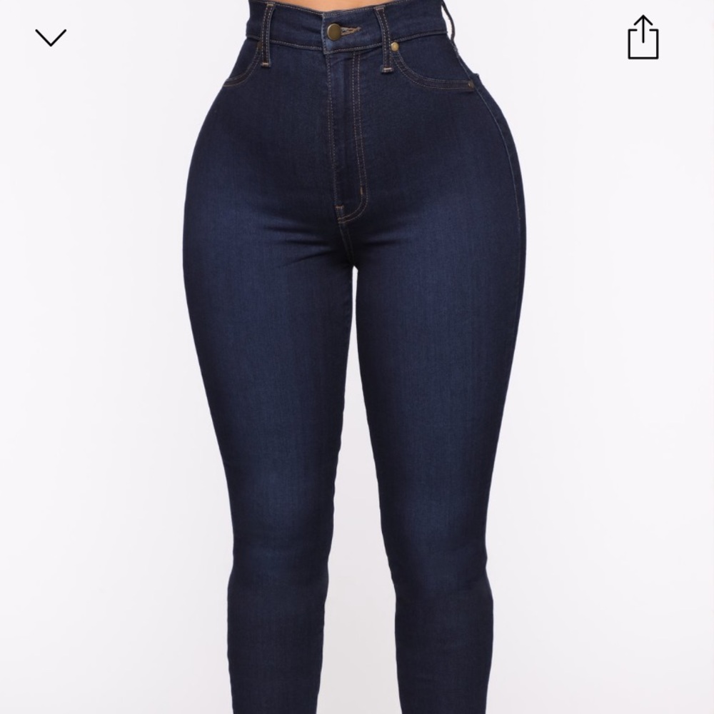 Skinny jeans - Dark blue